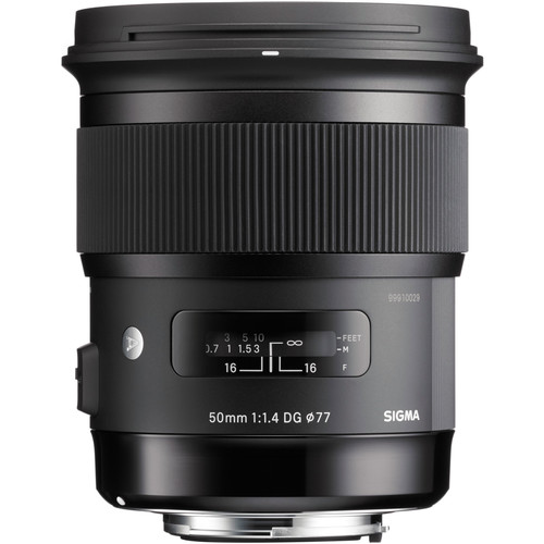 Lente Sigma 50 mm f / 1.4 DG HSM Art Lente para Nikon F