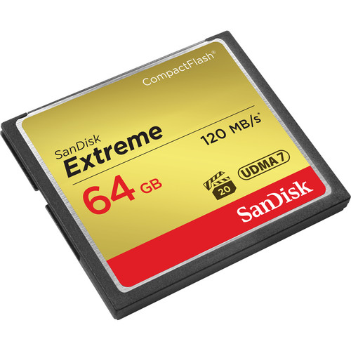Carto de Memria CompactFlash SanDisk 64 GB Extreme
