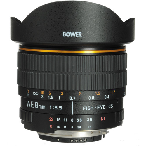 Lente Bower SLY 358C - 8mm f/3.5 para Canon