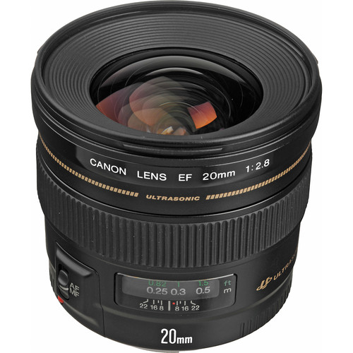 Lente Canon Super Grande Angular EF Autofoco 20mm f/2.8 USM