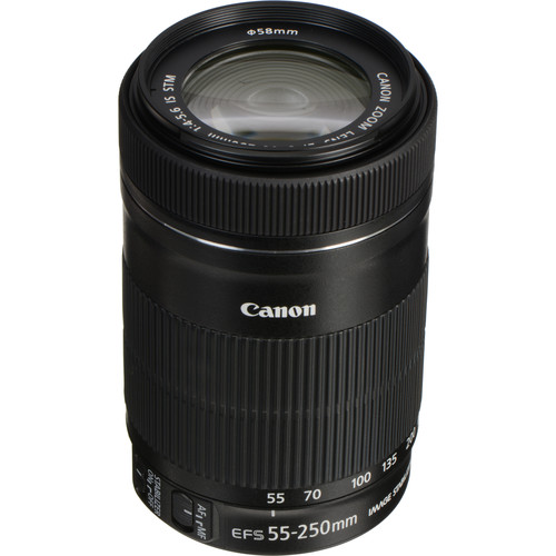 Lente Canon EF-S 55-250mm f / 4-5.6 IS STM