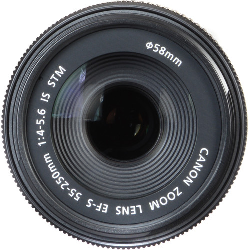 Lente Canon EF-S 55-250mm f / 4-5.6 IS STM