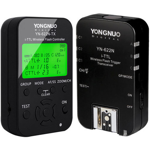 Yongnuo YN-622N Transmissor sem fio i-TTL e Controlador TX Nikon