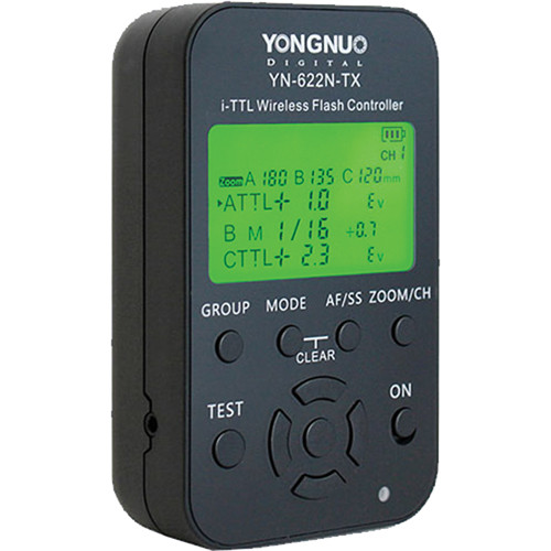 Yongnuo YN-622N-TX Controlador Flash Sem Fio i-TTL para Nikon