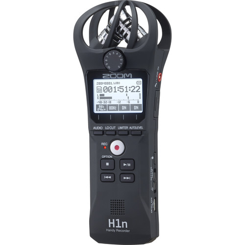 Gravador Zoom H1n 2 Entradas / 2 Trilhas com Microfone Integrado